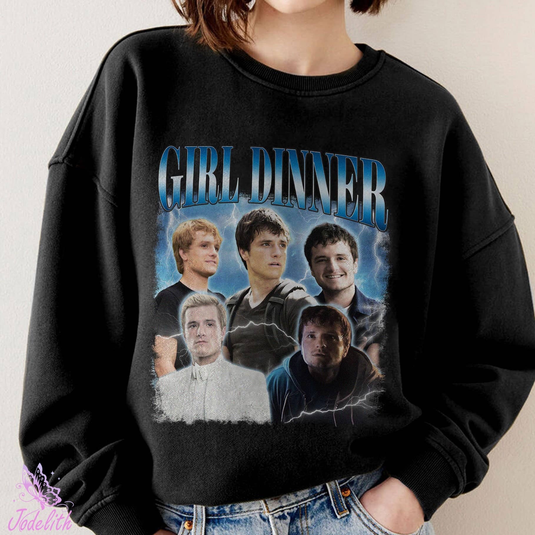 Josh Hutcherson Bootleg Retro Graphic - Adult & Kids T-Shirts, Sweatshirts & Hoodies apparel design preview 1