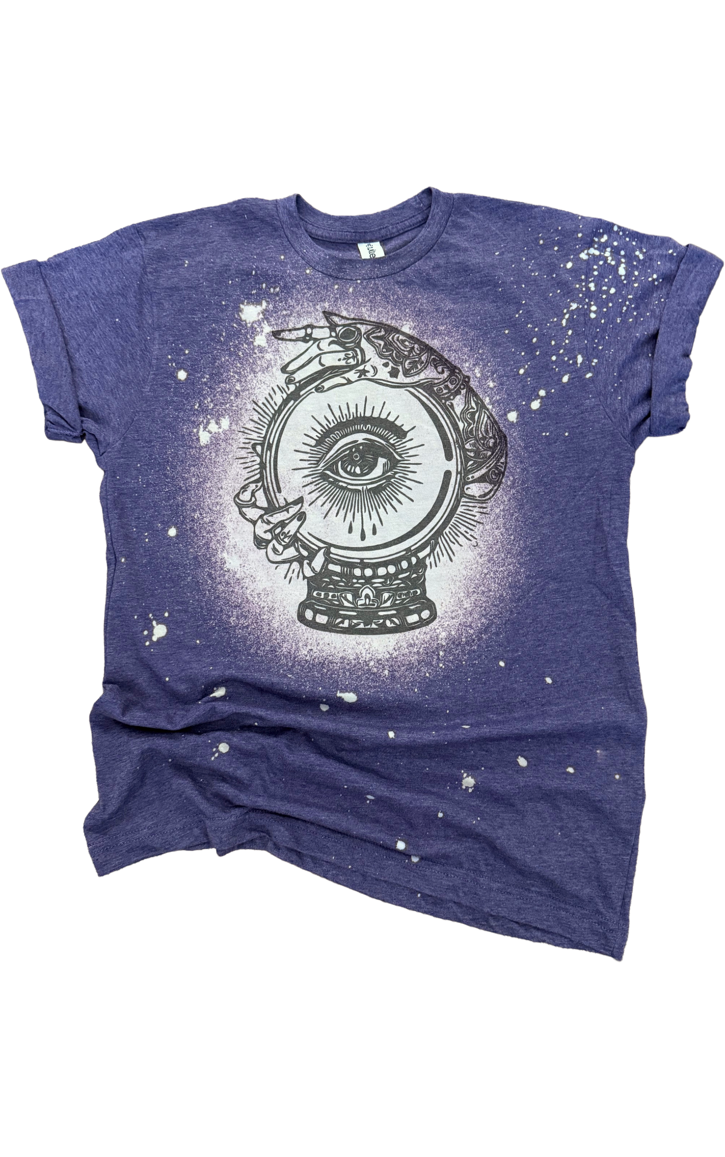 Crystal Ball Halloween Bleached - Adult & Kids T-Shirts, Sweatshirts & Hoodies apparel design preview 1