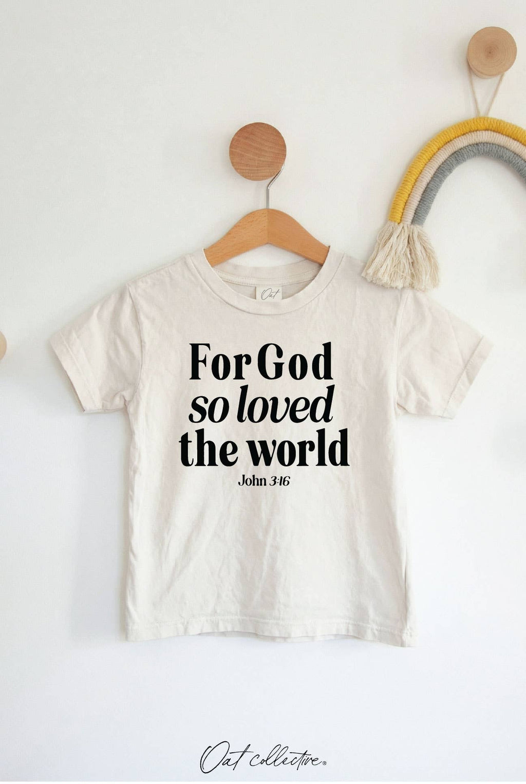 For God So Loved Toddler Washed Graphic Top - Adult & Kids T-Shirts, Sweatshirts & Hoodies apparel design preview 1