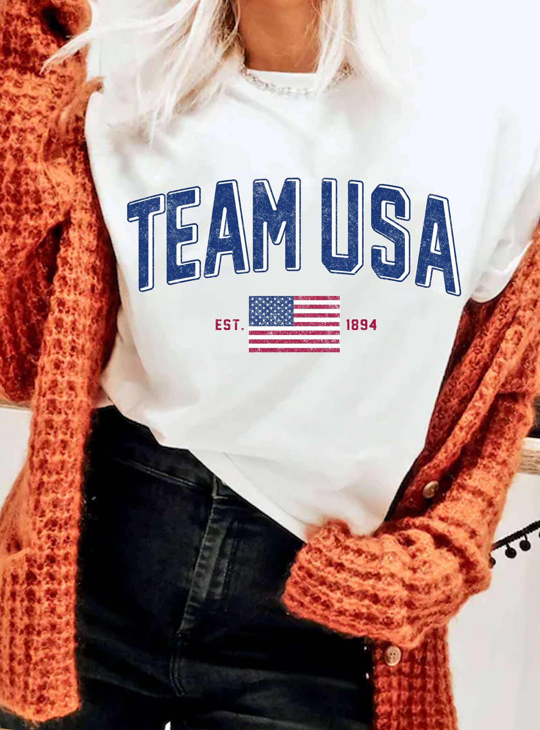 Team USA Est 1894 Graphic - Adult & Kids T-Shirts, Sweatshirts & Hoodies apparel design preview 1