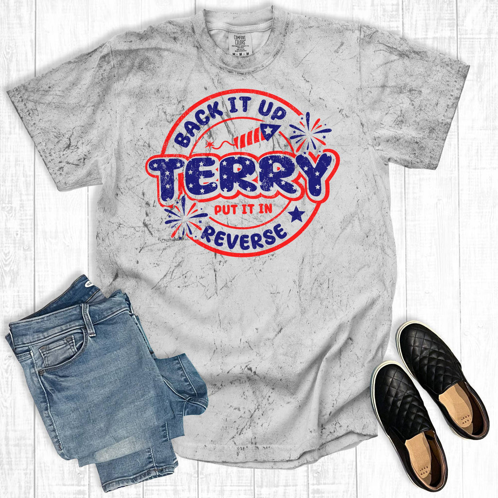 4th of July Back It Up Terry Comfort Colors Graphic - Adult & Kids T-Shirts, Sweatshirts & Hoodies apparel design preview 1
