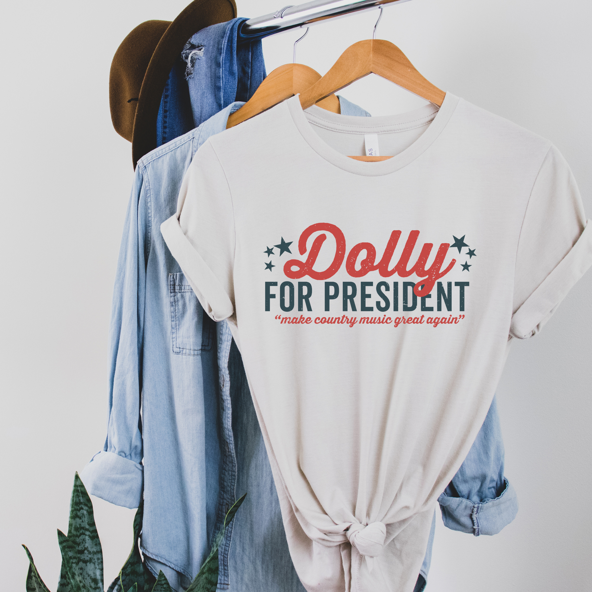 Dolly For President Graphic - Adult & Kids T-Shirts, Sweatshirts & Hoodies apparel design preview 1