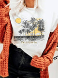 California Palm Tree Graphic - Adult & Kids T-Shirts, Sweatshirts & Hoodies apparel design preview 1