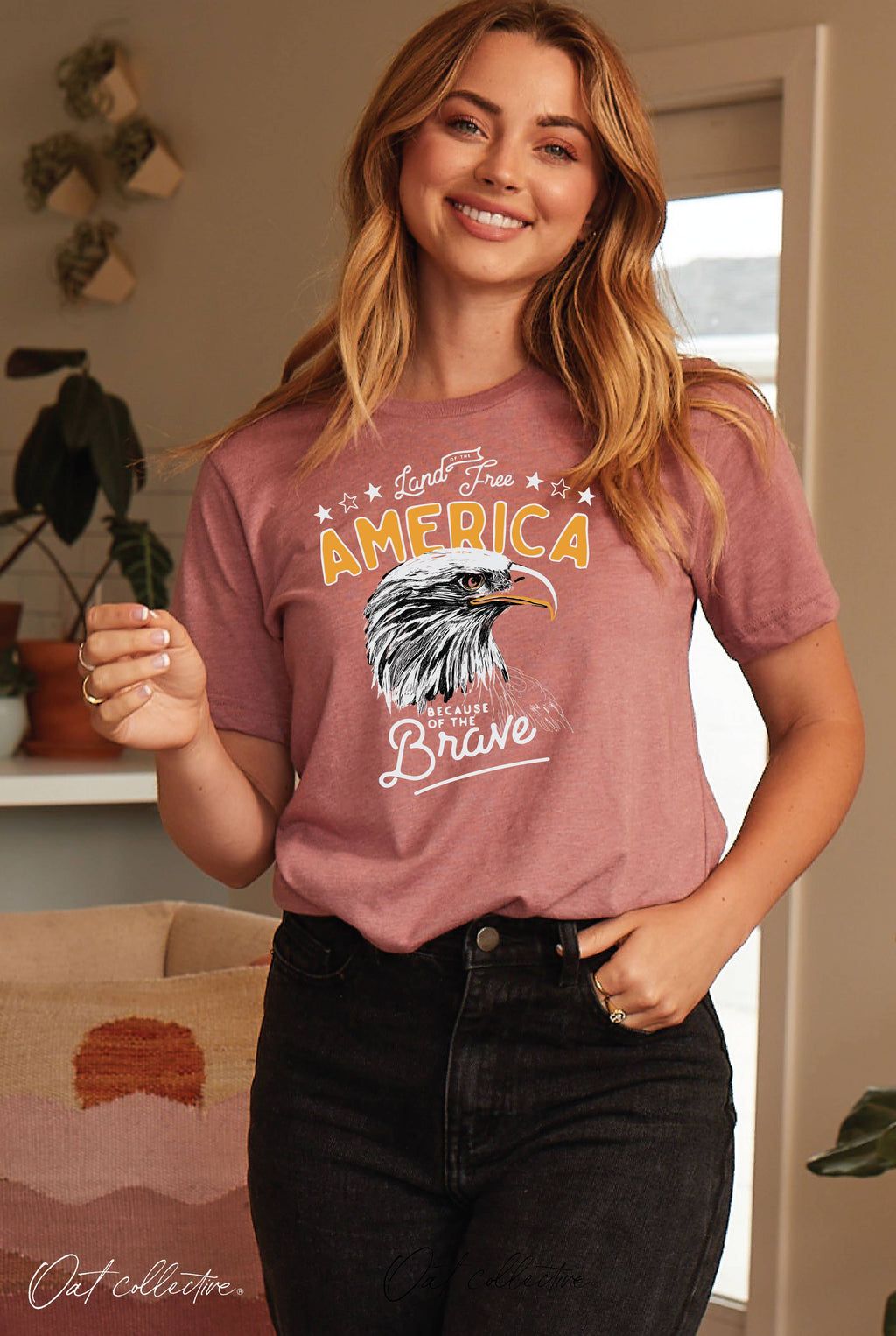Land of the Free Graphic - Adult & Kids T-Shirts, Sweatshirts & Hoodies apparel design preview 1