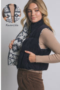 .Aztec Print Reversible Corduroy Puffer Vest - Adult & Kids T-Shirts, Sweatshirts & Hoodies apparel design preview 1