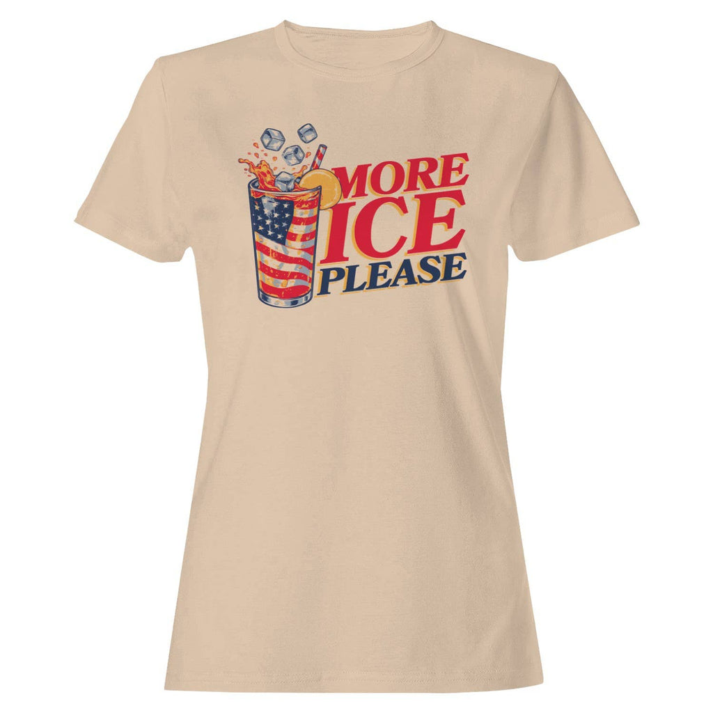 More Ice Please Flag Drink Women's - Adult & Kids T-Shirts, Sweatshirts & Hoodies apparel design preview 1