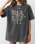 Dancing Skeletons, Wine, Funny, Ghost, Halloween - Adult & Kids T-Shirts, Sweatshirts & Hoodies apparel design preview 1