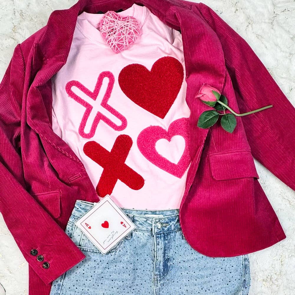 Xoxo Fluffy Valentine's Day - Adult & Kids T-Shirts, Sweatshirts & Hoodies apparel design preview 1