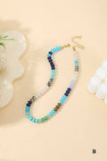 ..0807 Trendy Natural Agate Gemstone Necklace - Adult & Kids T-Shirts, Sweatshirts & Hoodies apparel design preview 1