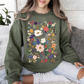 Bloom Brilliance Color-Infused Floral Print - Adult & Kids T-Shirts, Sweatshirts & Hoodies apparel design preview 1