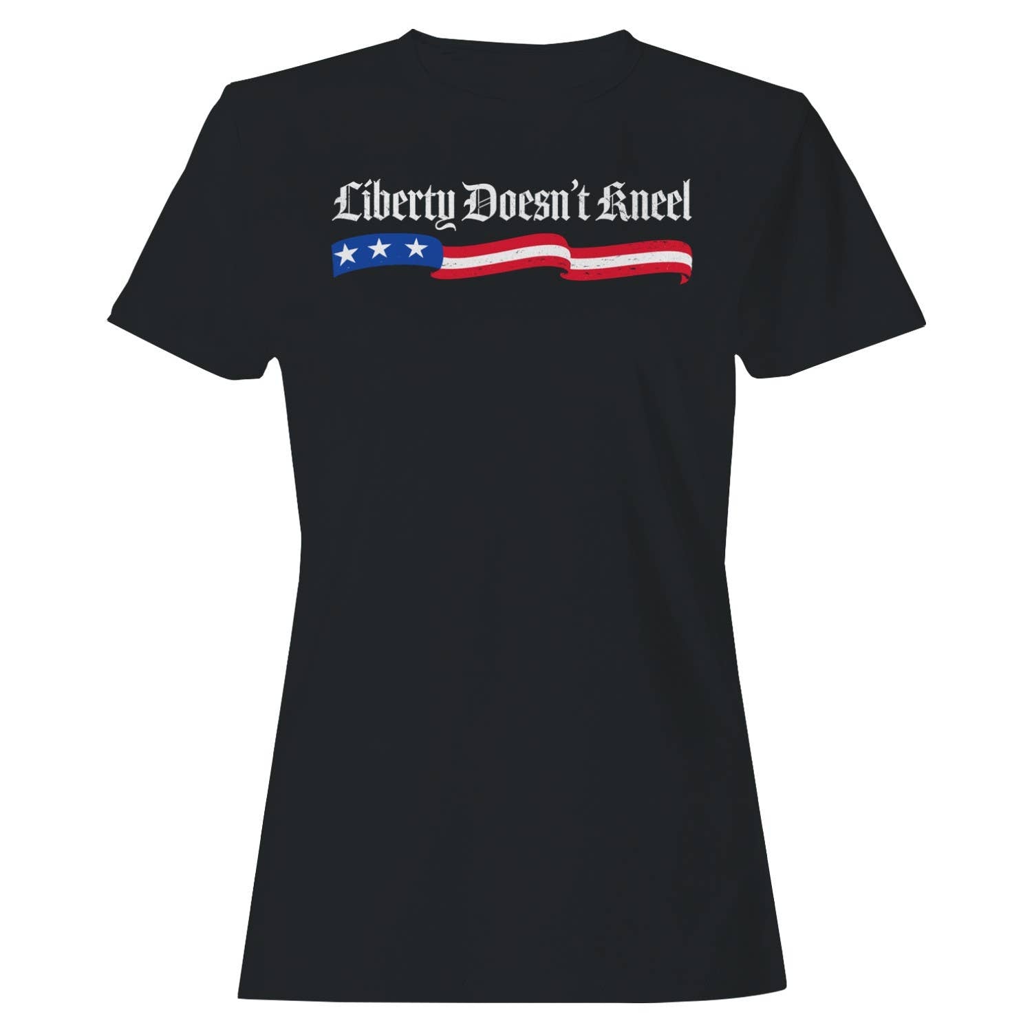 Liberty Doesn't Kneel Women's - Adult & Kids T-Shirts, Sweatshirts & Hoodies apparel design preview 1