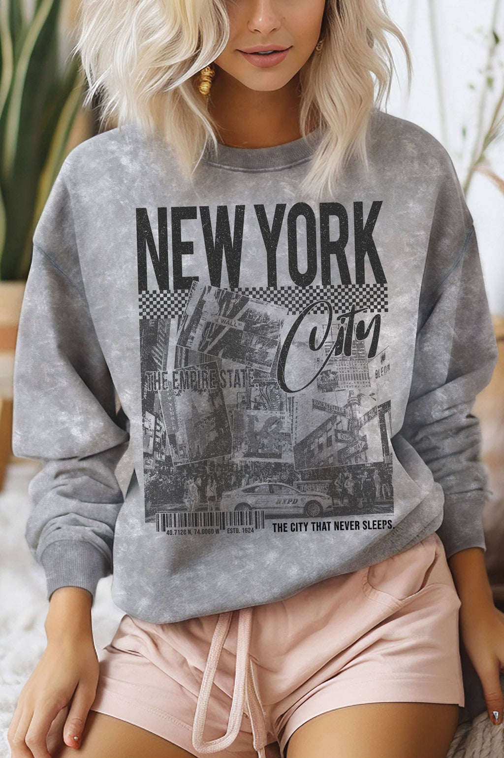 New York City Mineral Graphic Brushed - Adult & Kids T-Shirts, Sweatshirts & Hoodies apparel design preview 1