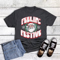 Christmas Santa Feelin' Festive Graphic - Adult & Kids T-Shirts, Sweatshirts & Hoodies apparel design preview 1