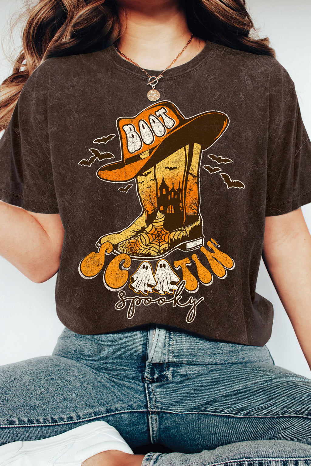 Boot Scootin' Spooky Mineral Graphic - Adult & Kids T-Shirts, Sweatshirts & Hoodies apparel design preview 1