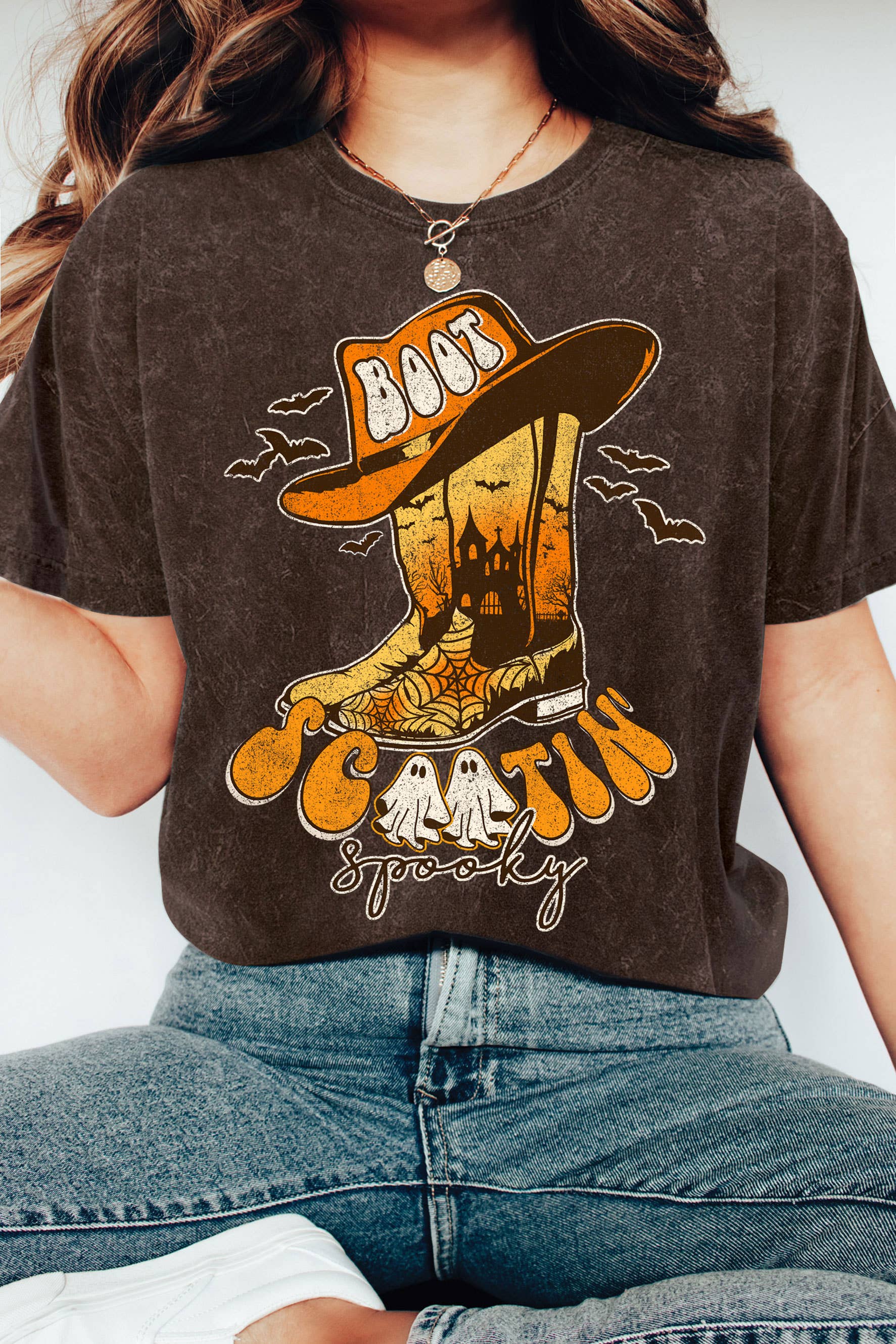 Boot Scootin' Spooky Mineral Graphic - Adult & Kids T-Shirts, Sweatshirts & Hoodies apparel design preview 1