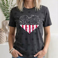 Star Hearts, Patriotic, 4th of July, Pattern - Adult & Kids T-Shirts, Sweatshirts & Hoodies apparel design preview 1