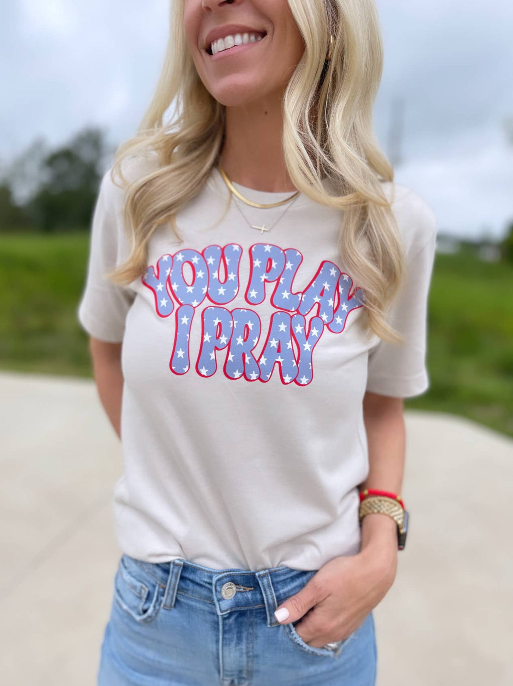 USA Stars Sports Mom Christian Apparel - Adult & Kids T-Shirts, Sweatshirts & Hoodies apparel design preview 1