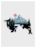 Orca Whale Sticker - Adult & Kids T-Shirts, Sweatshirts & Hoodies apparel design preview 1