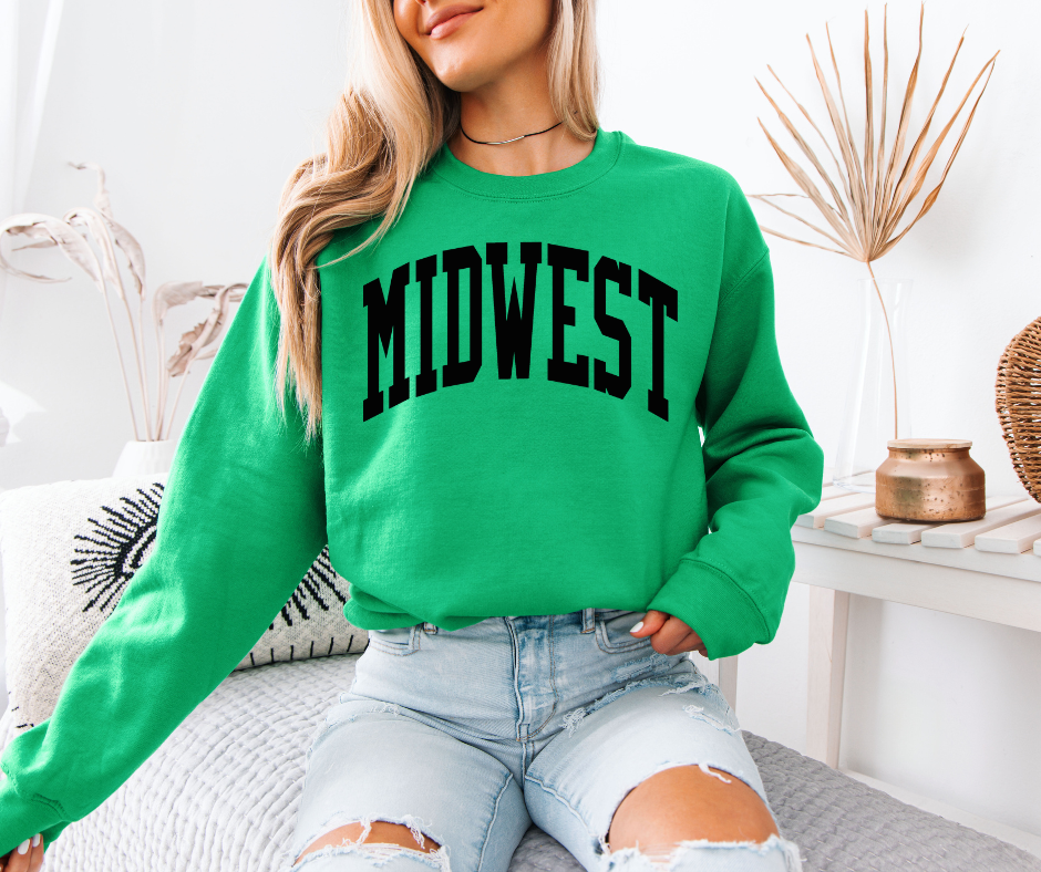 Midwest Crewneck - Adult & Kids T-Shirts, Sweatshirts & Hoodies apparel design preview 1