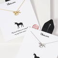 Gold-Dipped Unicorn Charm Necklace - Adult & Kids T-Shirts, Sweatshirts & Hoodies apparel design preview 1