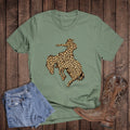 Western Leopard Bucking Bronc Graphic - Adult & Kids T-Shirts, Sweatshirts & Hoodies apparel design preview 1