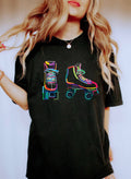 Colored Roller Skates - Adult & Kids T-Shirts, Sweatshirts & Hoodies apparel design preview 1