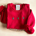 Festive Christmas Trees Sweater, Winter - Adult & Kids T-Shirts, Sweatshirts & Hoodies apparel design preview 1