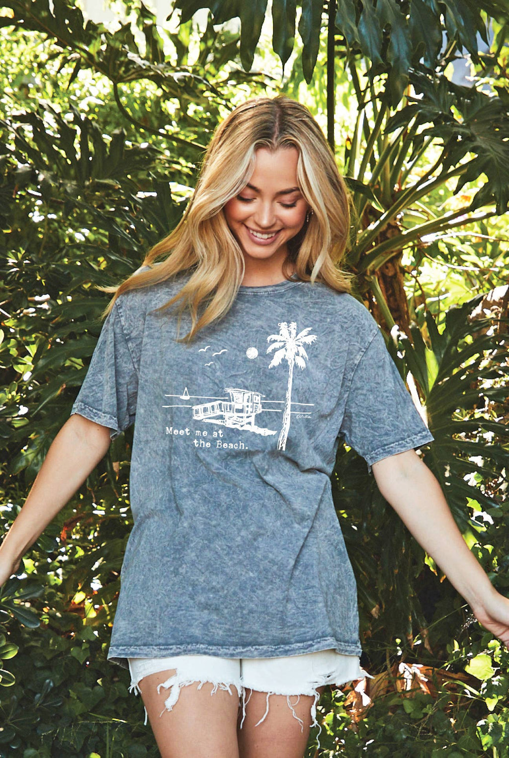 Meet Me At the Beach Mineral Graphic Top - Adult & Kids T-Shirts, Sweatshirts & Hoodies apparel design preview 1