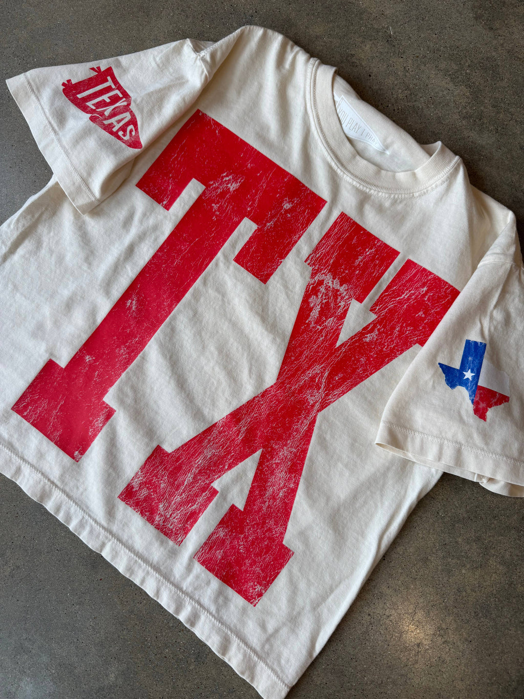 Custom #1 Fan™ State Love Texas - Adult & Kids T-Shirts, Sweatshirts & Hoodies apparel design preview 1