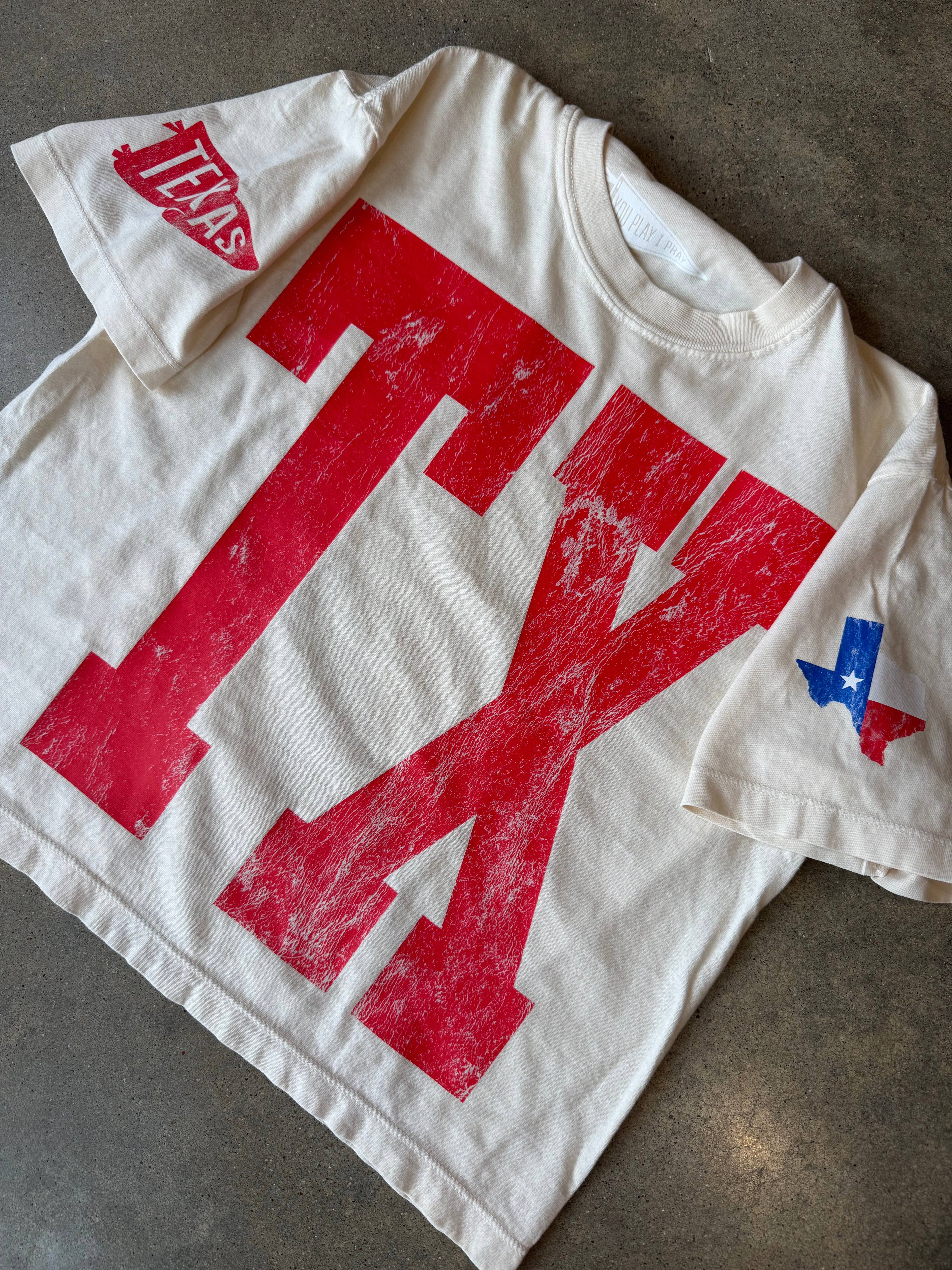 Custom #1 Fan™ State Love Texas - Adult & Kids T-Shirts, Sweatshirts & Hoodies apparel design preview 1