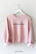 Coffee and Books Mid Graphic - Adult & Kids T-Shirts, Sweatshirts & Hoodies apparel design preview 1