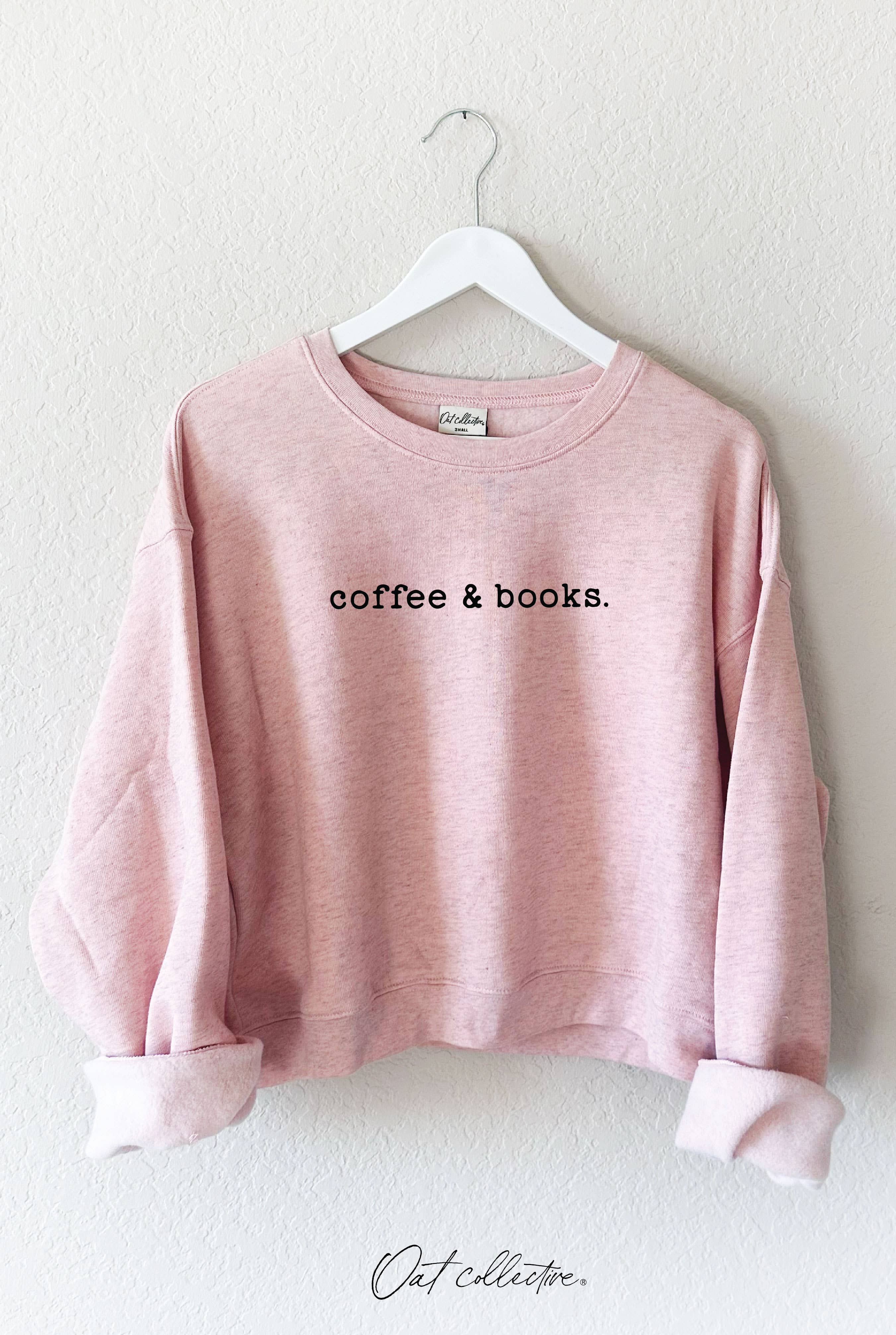 Coffee and Books Mid Graphic - Adult & Kids T-Shirts, Sweatshirts & Hoodies apparel design preview 1