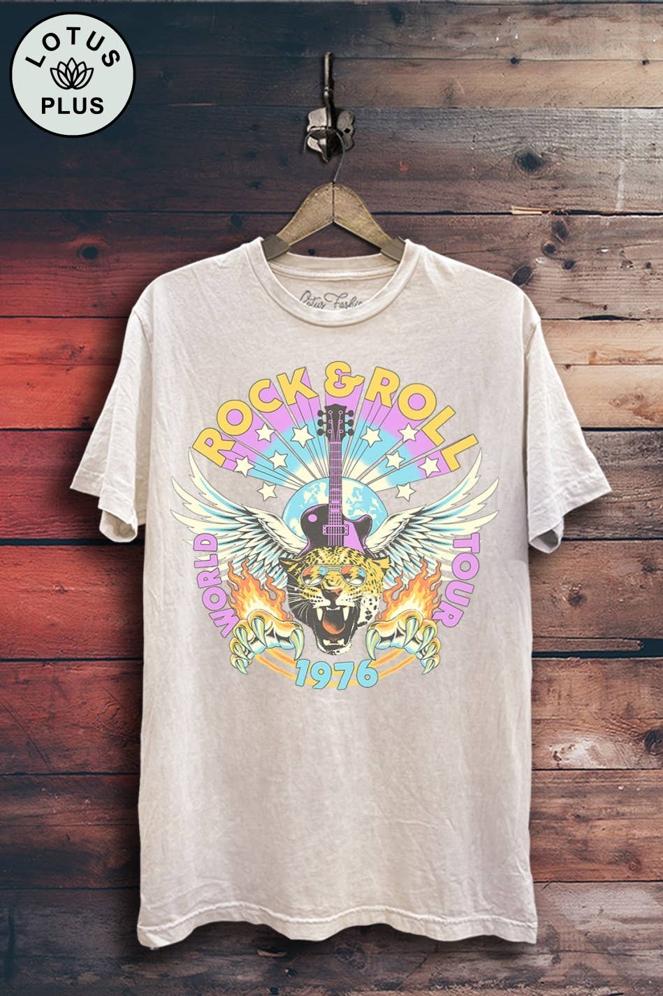Rock N Roll World Tour Graphic Top - Adult & Kids T-Shirts, Sweatshirts & Hoodies apparel design preview 1