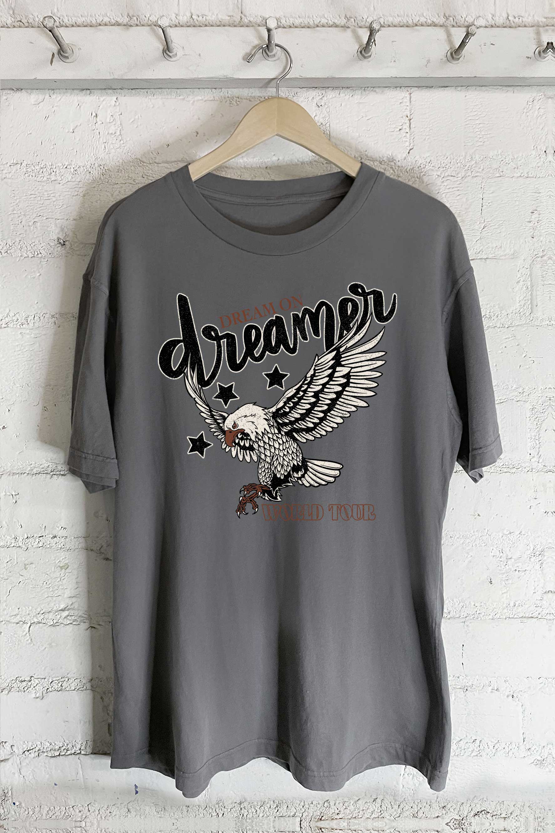 Dream On Dreamer World Tour-Oversized - Adult & Kids T-Shirts, Sweatshirts & Hoodies apparel design preview 1