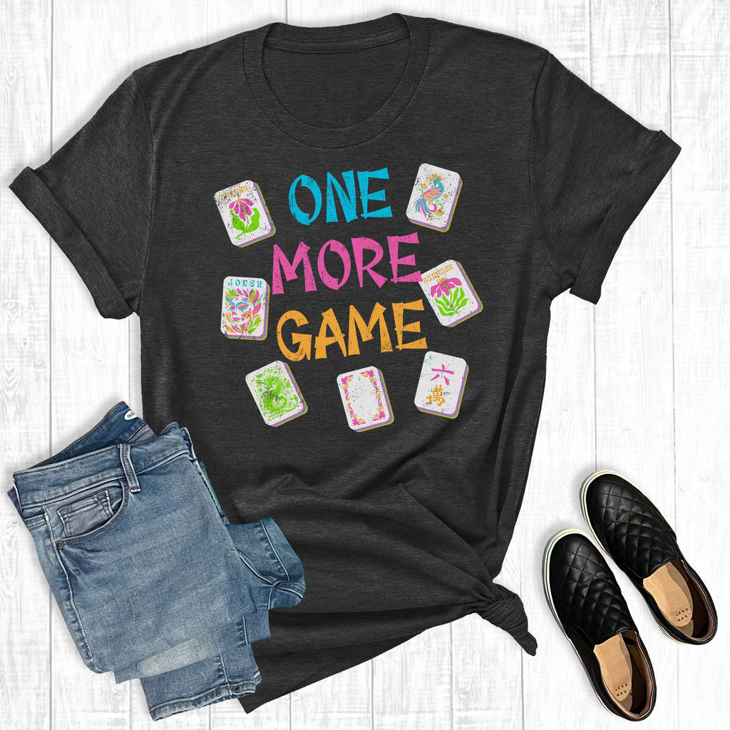 Coquette Mahjong One More Game Graphic - Adult & Kids T-Shirts, Sweatshirts & Hoodies apparel design preview 1