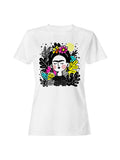Vibrant Floral Art with Character Women's - Adult & Kids T-Shirts, Sweatshirts & Hoodies apparel design preview 1
