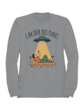 Alien Abduction: "I Am Over This Planet Women's - Adult & Kids T-Shirts, Sweatshirts & Hoodies apparel design preview 1
