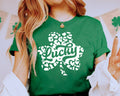 St Patricks Day Lucky Clover Leopard - Adult & Kids T-Shirts, Sweatshirts & Hoodies apparel design preview 1