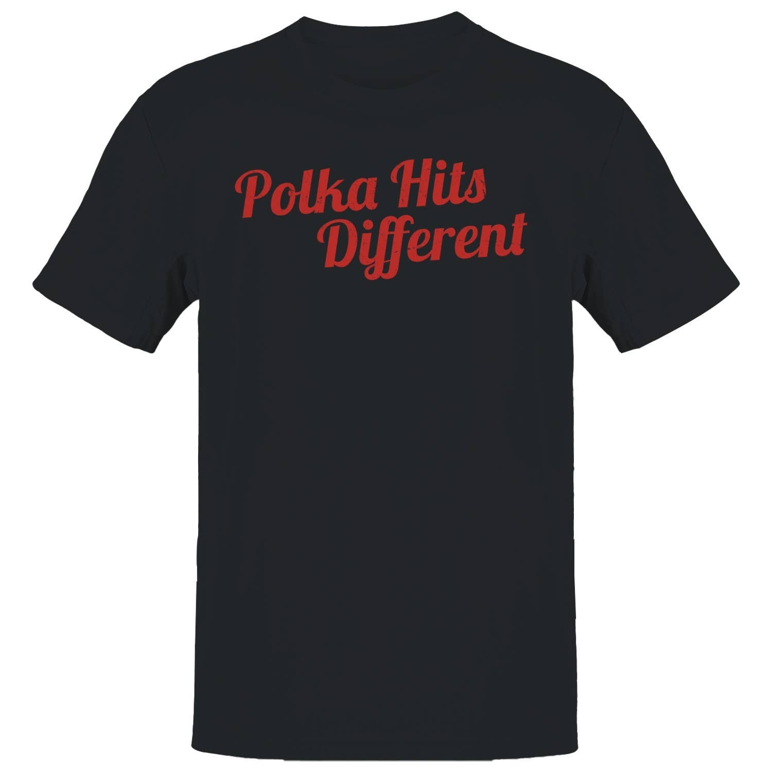 Retro Polka Hits Different Men's - Adult & Kids T-Shirts, Sweatshirts & Hoodies apparel design preview 1