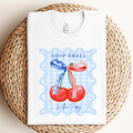 Custom Gingham Patriotic Coquette Graphic - Adult & Kids T-Shirts, Sweatshirts & Hoodies apparel design preview 1