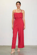 Sleeveless Linen Blend Jumpsuit - Adult & Kids T-Shirts, Sweatshirts & Hoodies apparel design preview 1