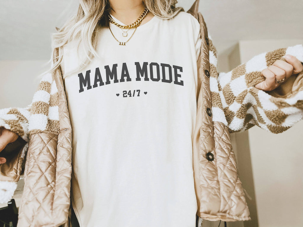 Mama Mode 24/7 L Mom - Adult & Kids T-Shirts, Sweatshirts & Hoodies apparel design preview 1