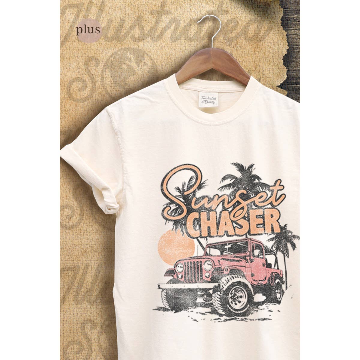Sunset Chaser Vintage Graphic Plus - Adult & Kids T-Shirts, Sweatshirts & Hoodies apparel design preview 1