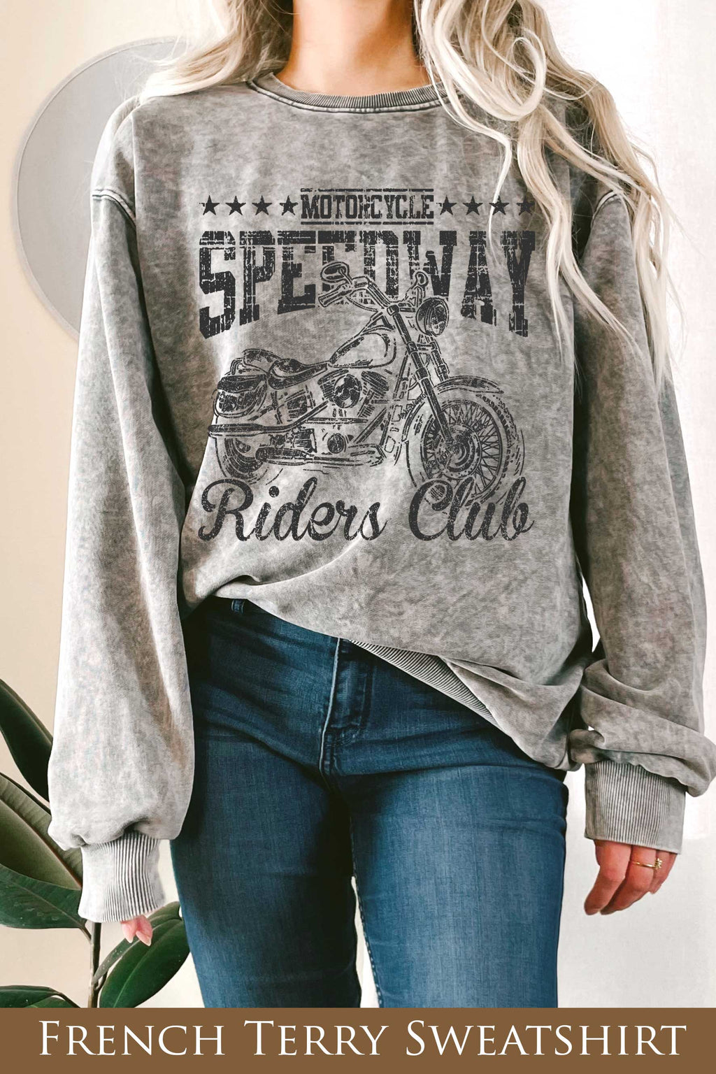 Motorcycle Speedway Riders Club Mineral Terry - Adult & Kids T-Shirts, Sweatshirts & Hoodies apparel design preview 1