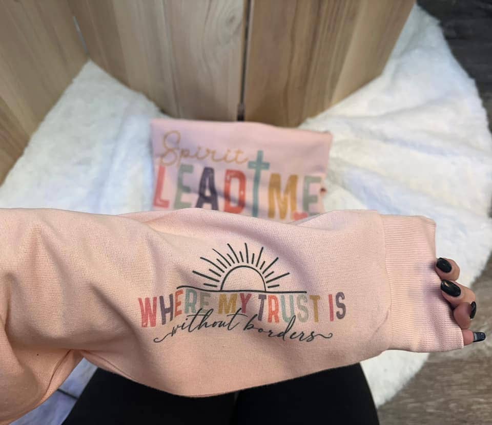 Spirit Lead Me On Blush - Adult & Kids T-Shirts, Sweatshirts & Hoodies apparel design preview 1