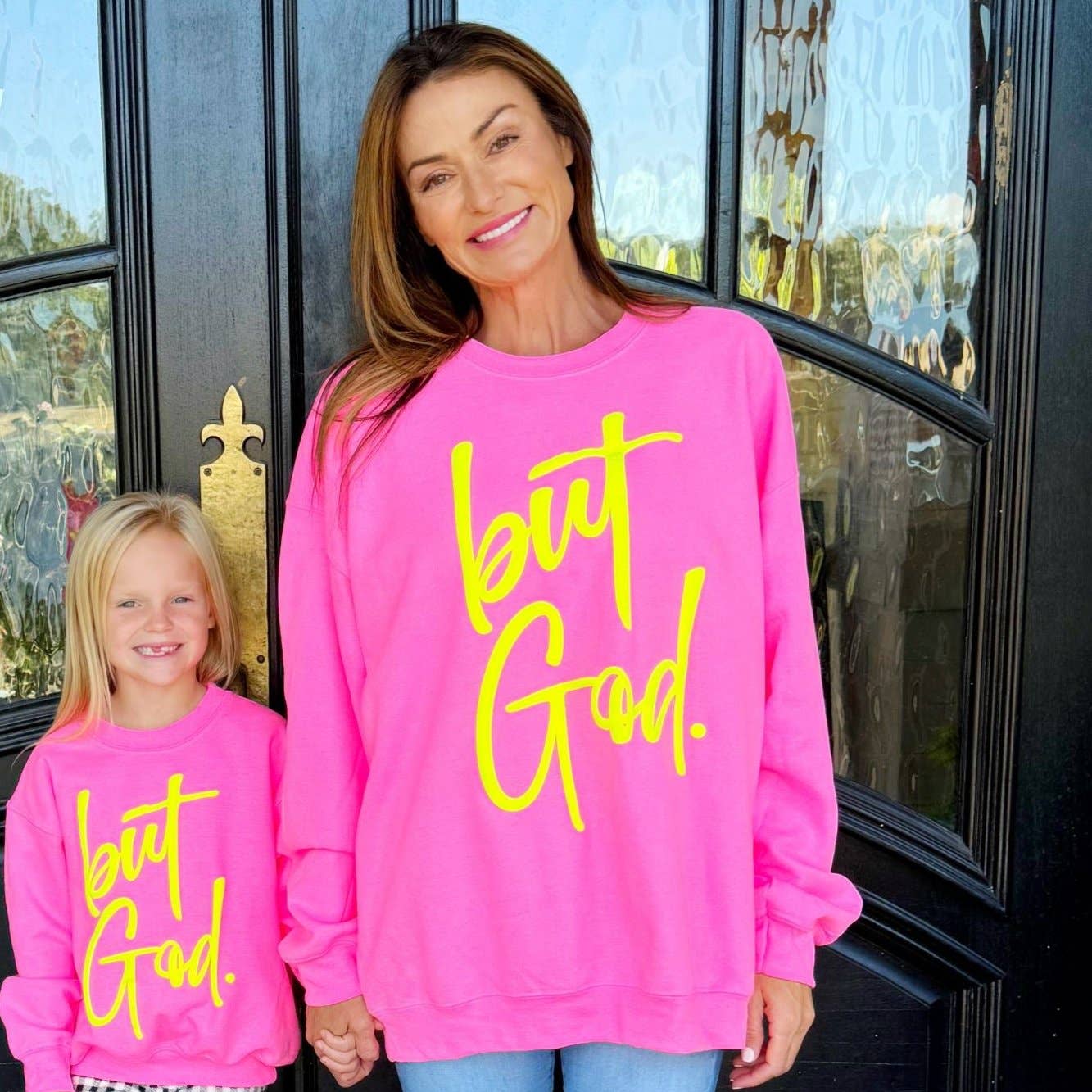 Puff But God Neon Pink - Adult & Kids T-Shirts, Sweatshirts & Hoodies apparel design preview 1