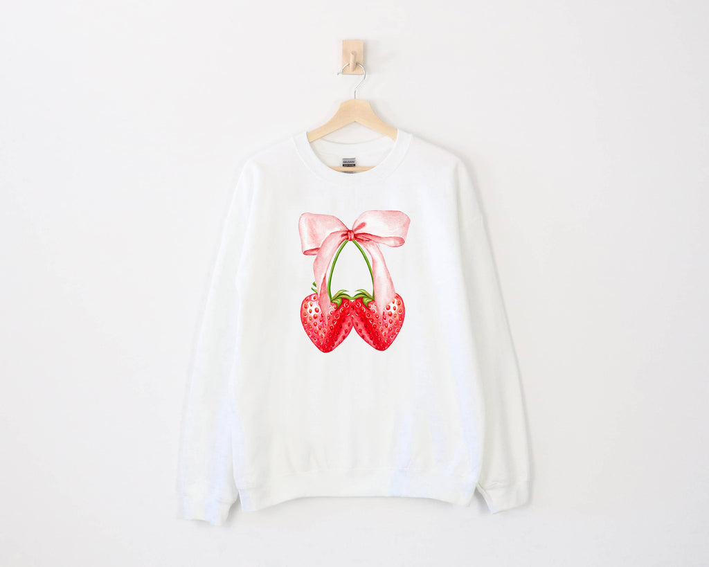 Soft Girl Era, Coquette, Cherry, Bows, Strawberry, - Adult & Kids T-Shirts, Sweatshirts & Hoodies apparel design preview 1