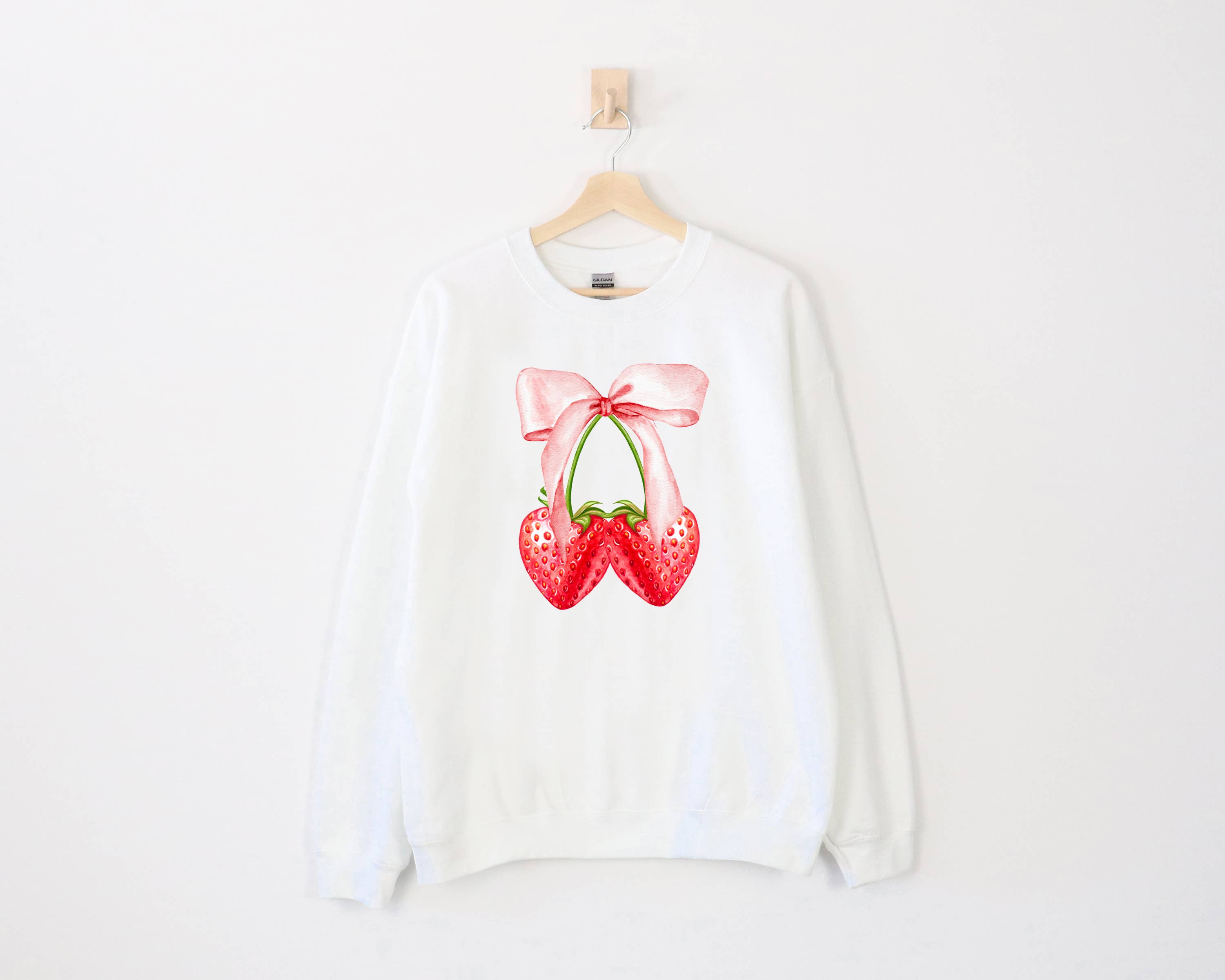 Soft Girl Era, Coquette, Cherry, Bows, Strawberry, - Adult & Kids T-Shirts, Sweatshirts & Hoodies apparel design preview 1