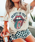 Party in the USA Cream - Adult & Kids T-Shirts, Sweatshirts & Hoodies apparel design preview 1