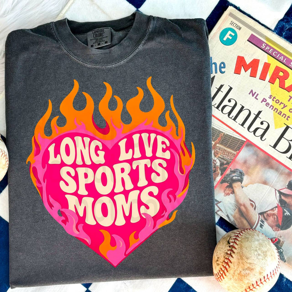 Long Live Sports Moms - Adult & Kids T-Shirts, Sweatshirts & Hoodies apparel design preview 1
